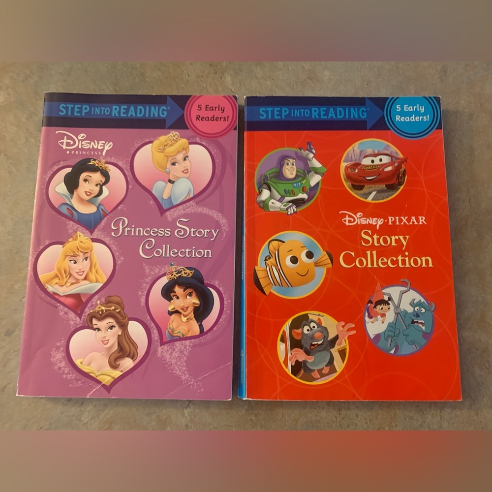 2 Step into reading Disney books